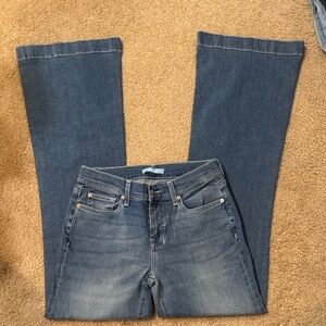 7 For All Mankind Dark Blue Flare Jeans - Dojo